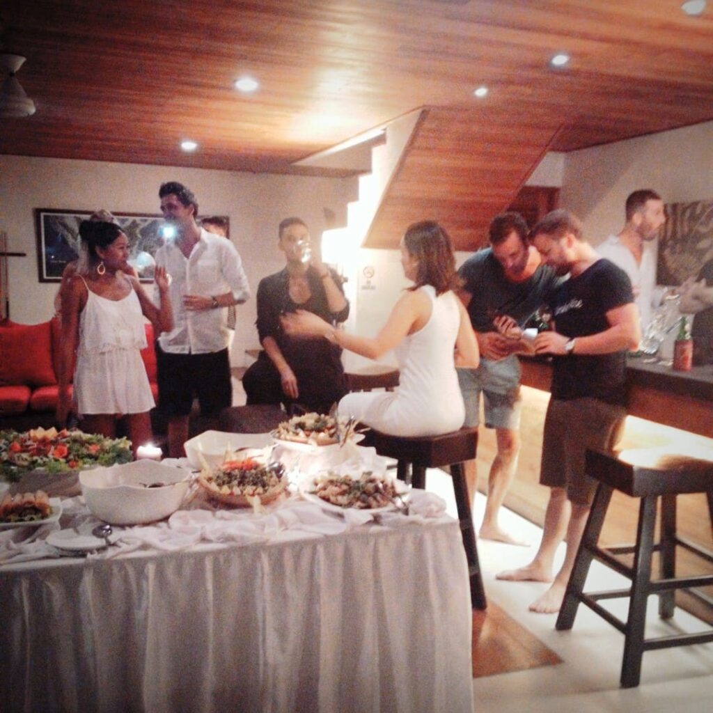 Birthday Dinner Party at the Villa Kinaree